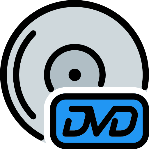 dvdプレーヤー Pixel Perfect Lineal Color icon