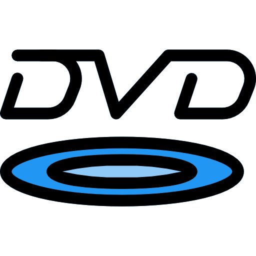 dvd Pixel Perfect Lineal Color icon