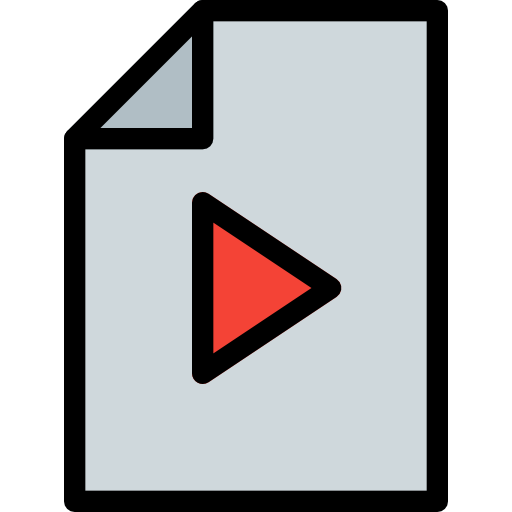 archivo de vídeo Pixel Perfect Lineal Color icono