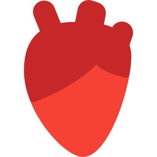 Heart Pixel Perfect Flat icon