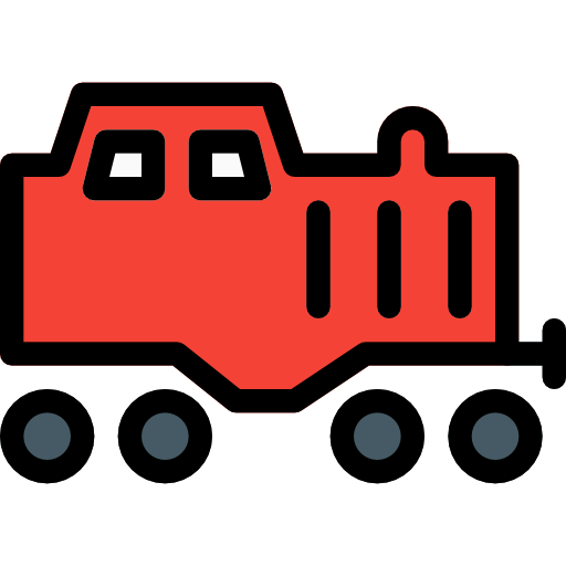 Locomotive Pixel Perfect Lineal Color icon