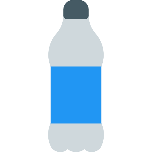 bottiglia d'acqua Pixel Perfect Flat icona