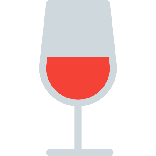 Wine glass Pixel Perfect Flat icon