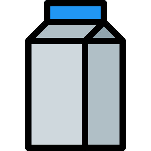 Milk Pixel Perfect Lineal Color icon