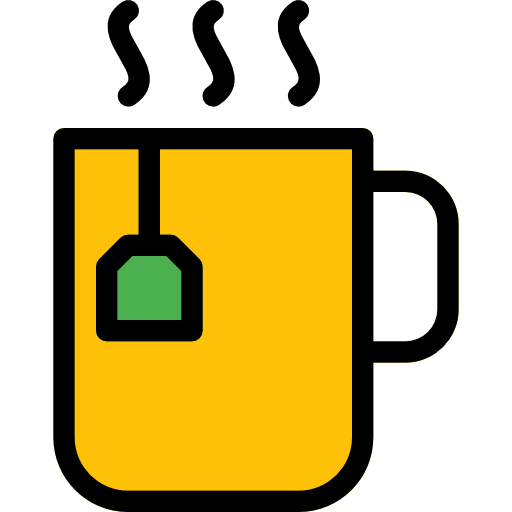 filiżanka herbaty Pixel Perfect Lineal Color ikona