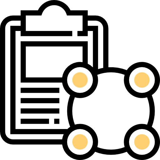 document Meticulous Yellow shadow icoon