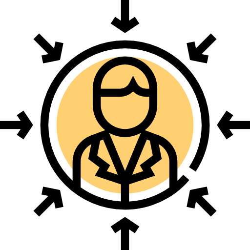 Businessman Meticulous Yellow shadow icon
