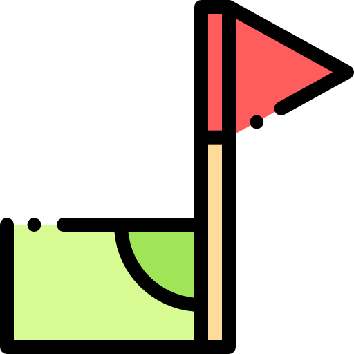 コーナー Detailed Rounded Lineal color icon