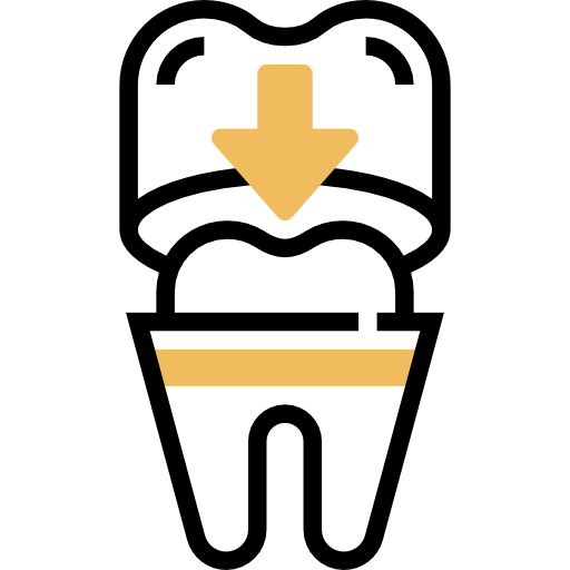 Молярная коронка Meticulous Yellow shadow иконка