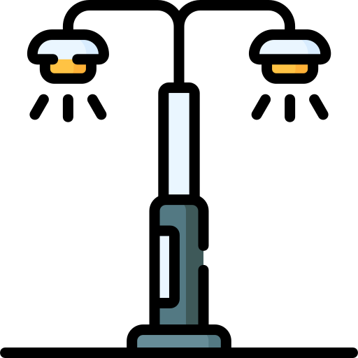 straatlamp Special Lineal color icoon