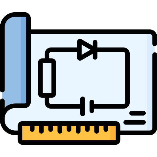 Technical drawing Special Lineal color icon