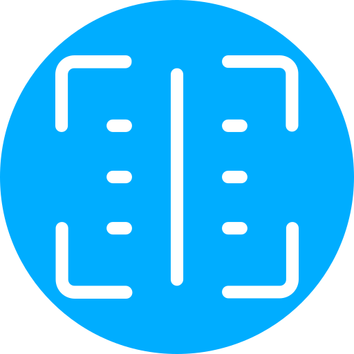 streepjescode Generic Blue icoon