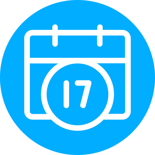Date Generic Blue icon