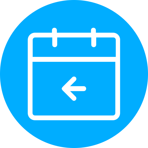 Date Generic Blue icon