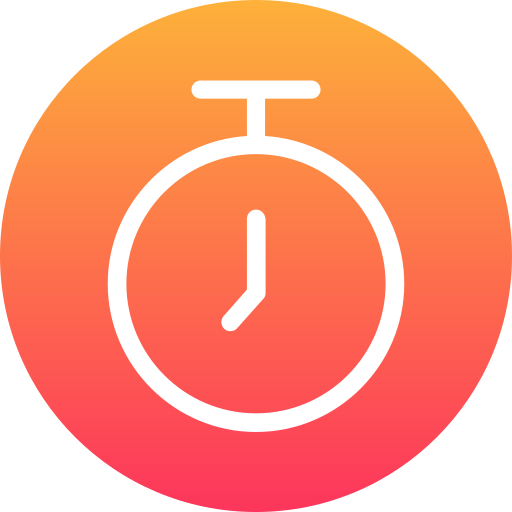 chronometer Generic Flat Gradient icoon