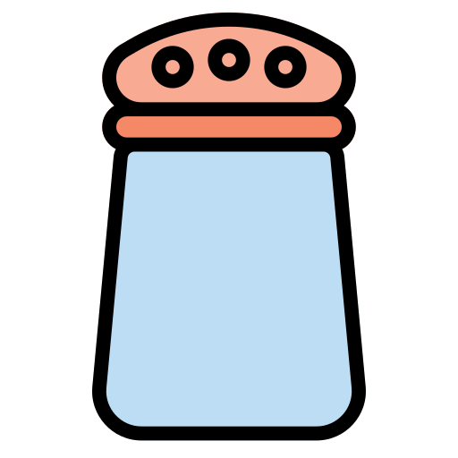 Salt and Pepper Generic Outline Color icon