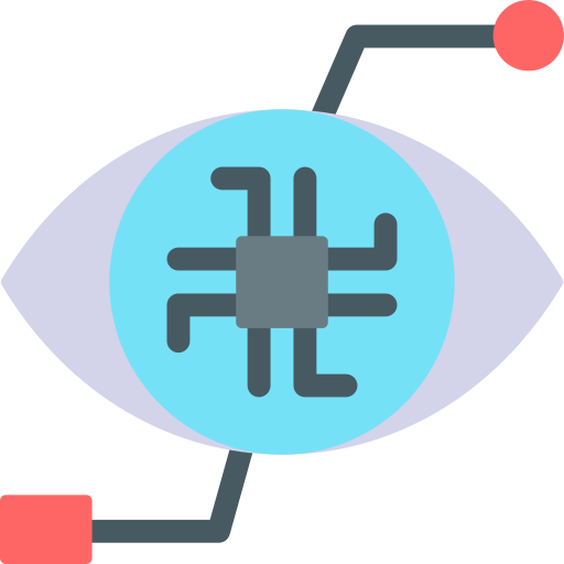 Bionic Eye Generic Flat icon