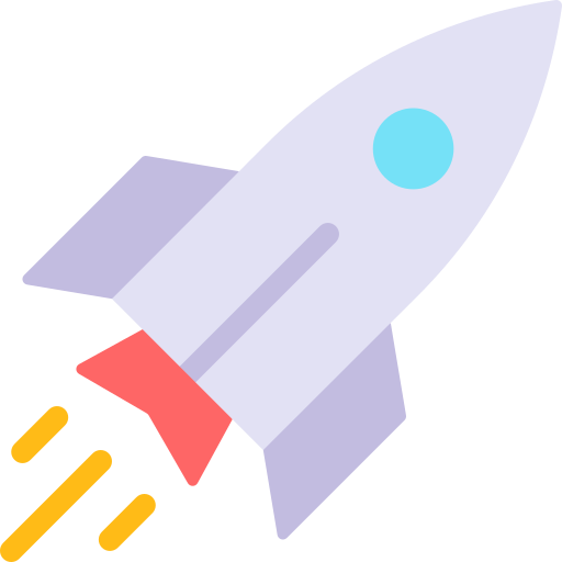 lanzamiento de cohete Generic Flat icono