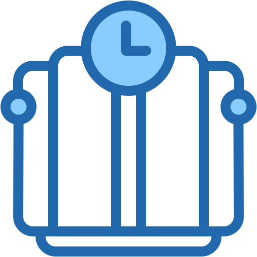 tijd machine Generic Blue icoon