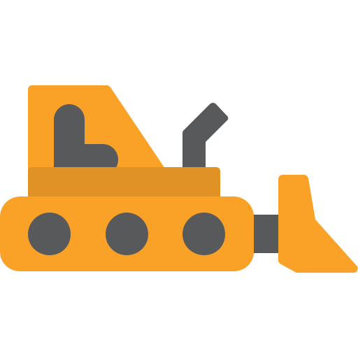 bulldozer Generic Flat icon