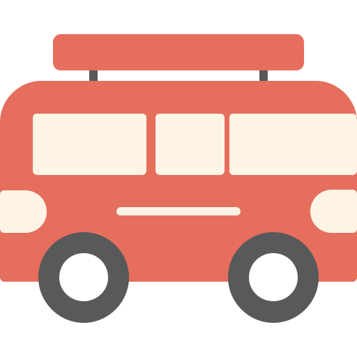 autocaravana Generic Flat icono