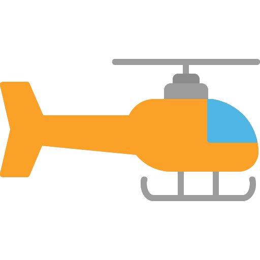 helicóptero Generic Flat icono