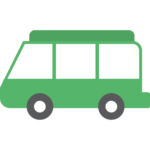 minibus Generic Flat ikona