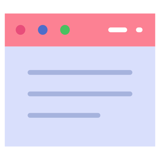 Веб-сайт Generic color fill иконка