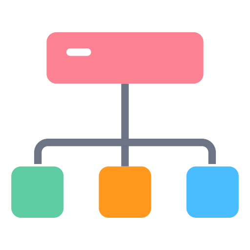 hierarchie Generic color fill icon