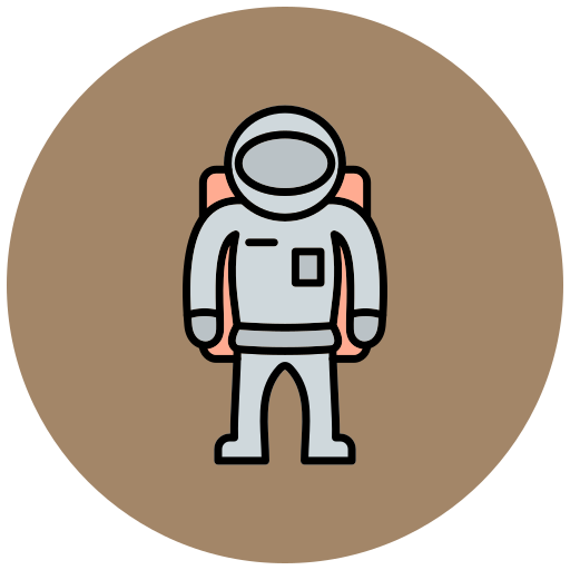 Astronaut Generic Outline Color icon