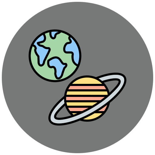 planeten Generic Outline Color icon