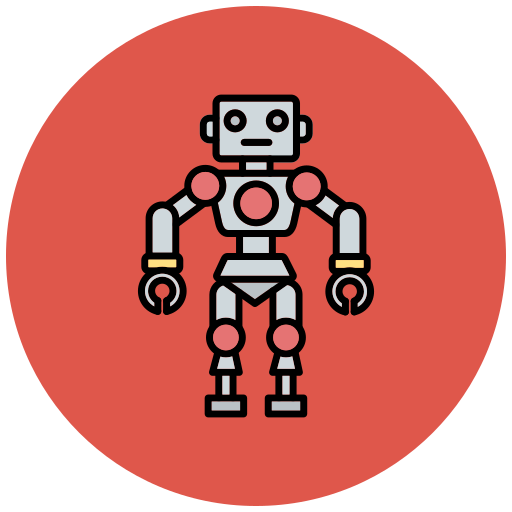 robot Generic Outline Color icoon