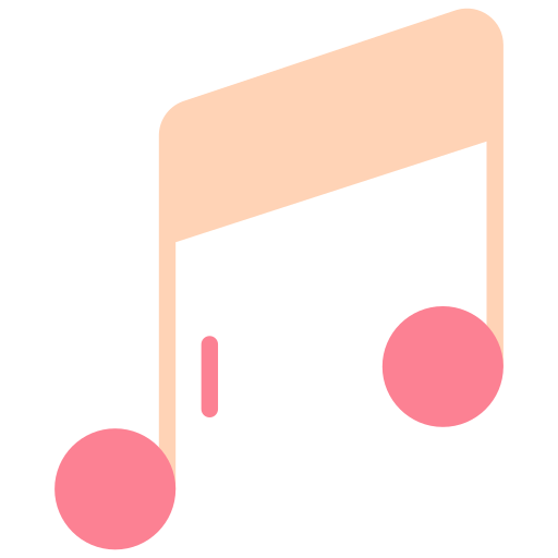 nota musical Generic color fill icono