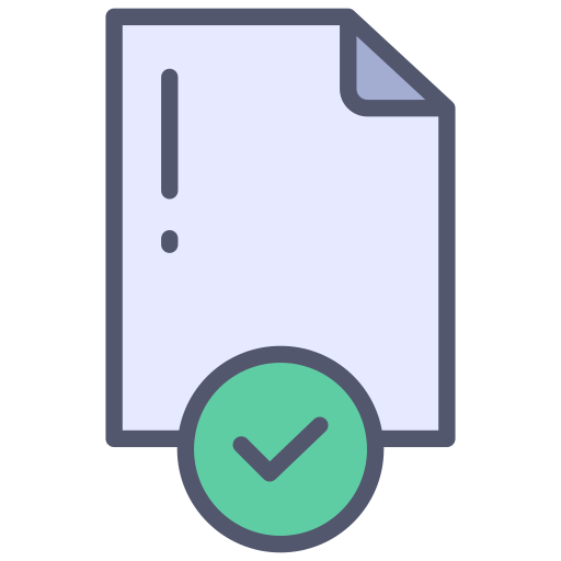 문서 Generic color outline icon