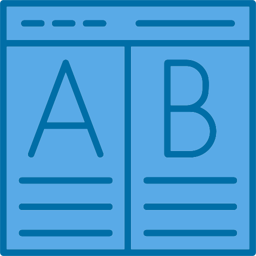 Ab testing Generic Blue icon