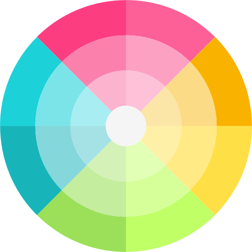 Цветовой круг Generic Flat иконка