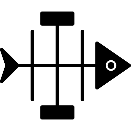 visgraat Generic Glyph icoon