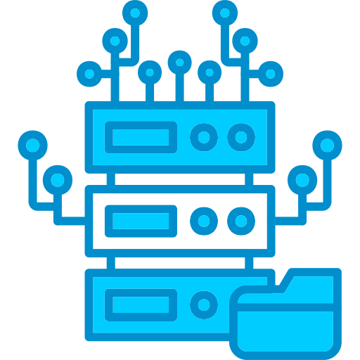 base de datos Generic Blue icono