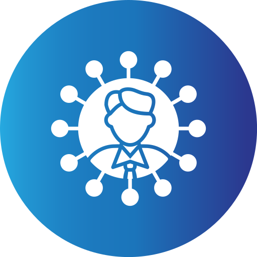 Network Generic Blue icon