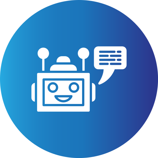 chatbot Generic Blue icono