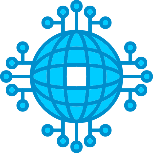 Global Network Generic Blue icon