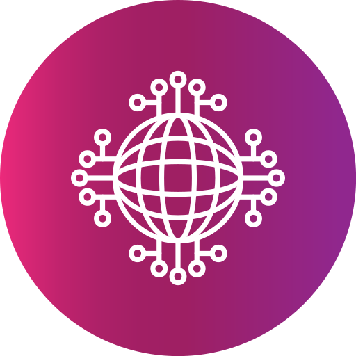 sieć globalna Generic Flat Gradient ikona