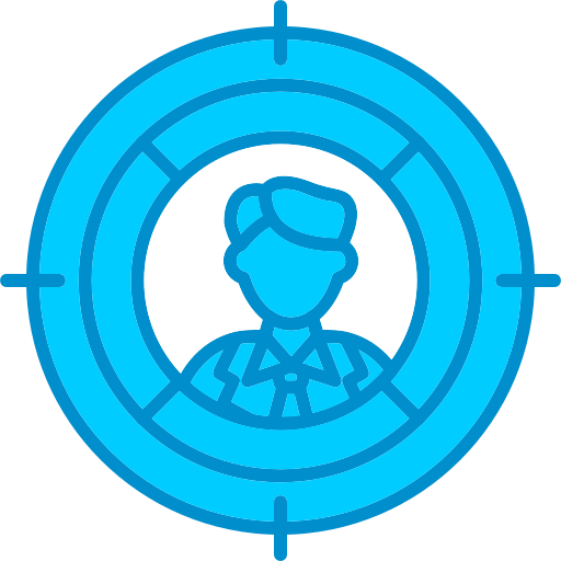 segmentatie Generic Blue icoon