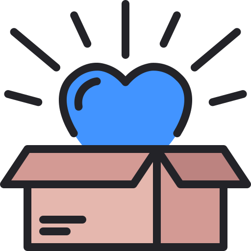 Open Box Generic Outline Color icon