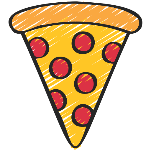 Pizza slice Juicy Fish Sketchy icon