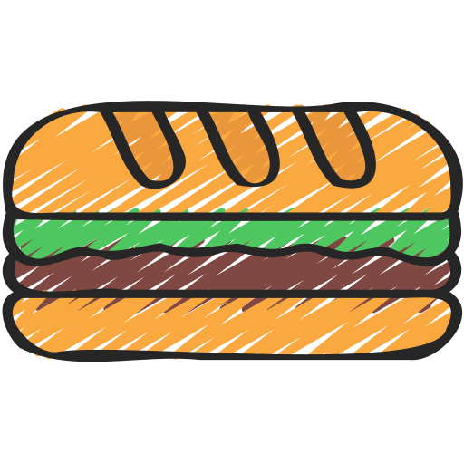 sandwich Juicy Fish Sketchy Icône