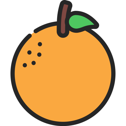 Orange Juicy Fish Soft-fill icon