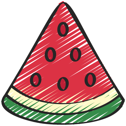 watermeloen Juicy Fish Sketchy icoon