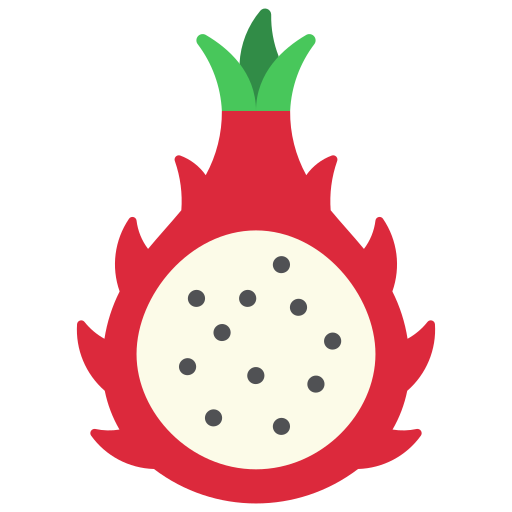 drakenfruit Juicy Fish Flat icoon