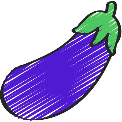 aubergine Juicy Fish Sketchy icoon